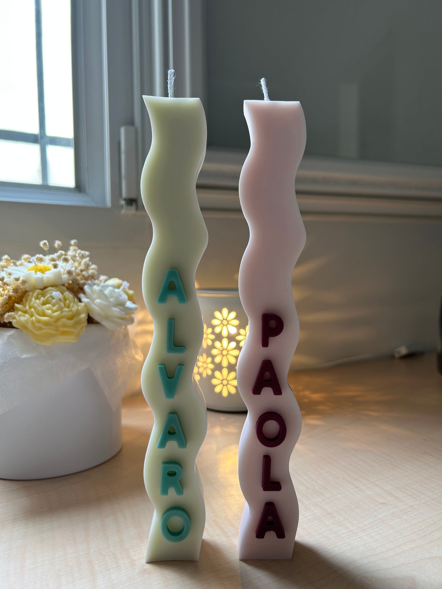 Vela larga personalizada