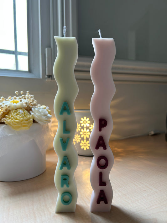 Vela larga personalizada