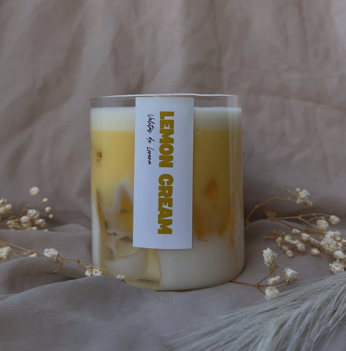 Vela decorativa y aromática · Lemon Cream